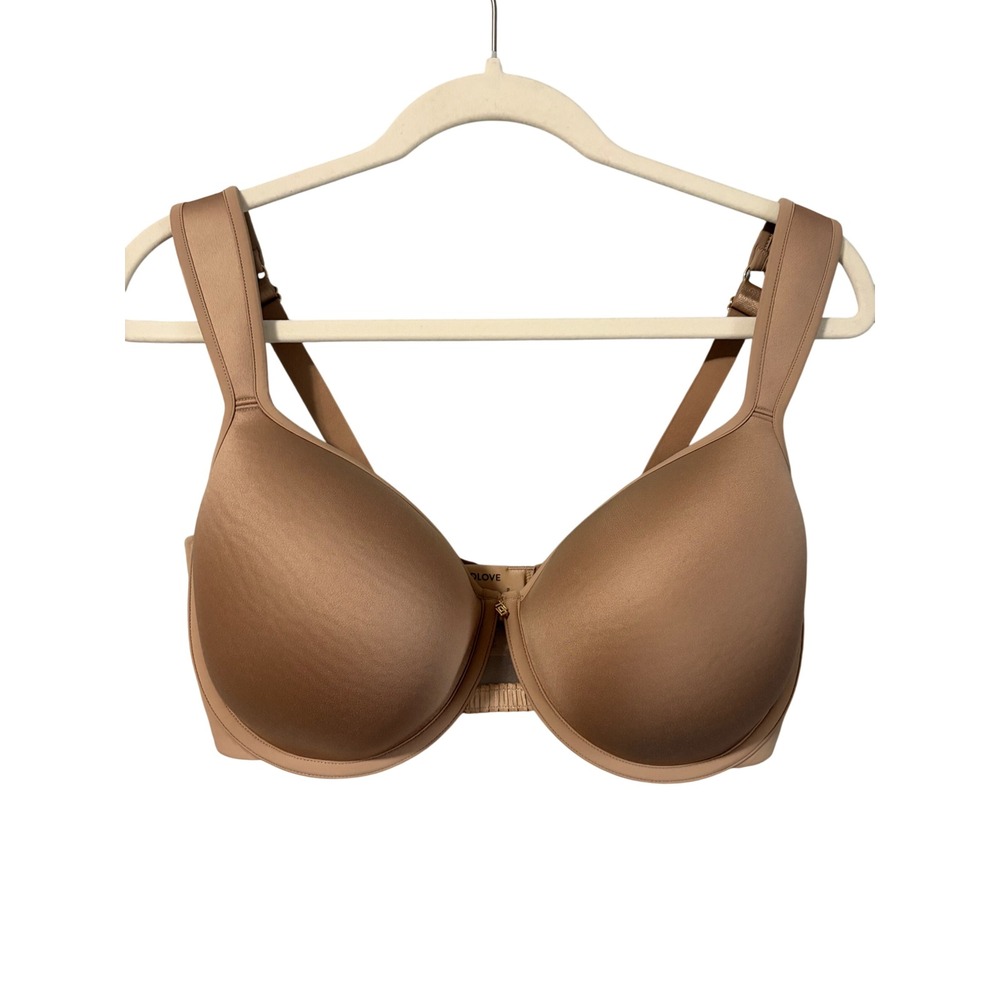 ThirdLove 24/7 Perfect Coverage Bra Tan Taupe Underwire Memory Foam 38F